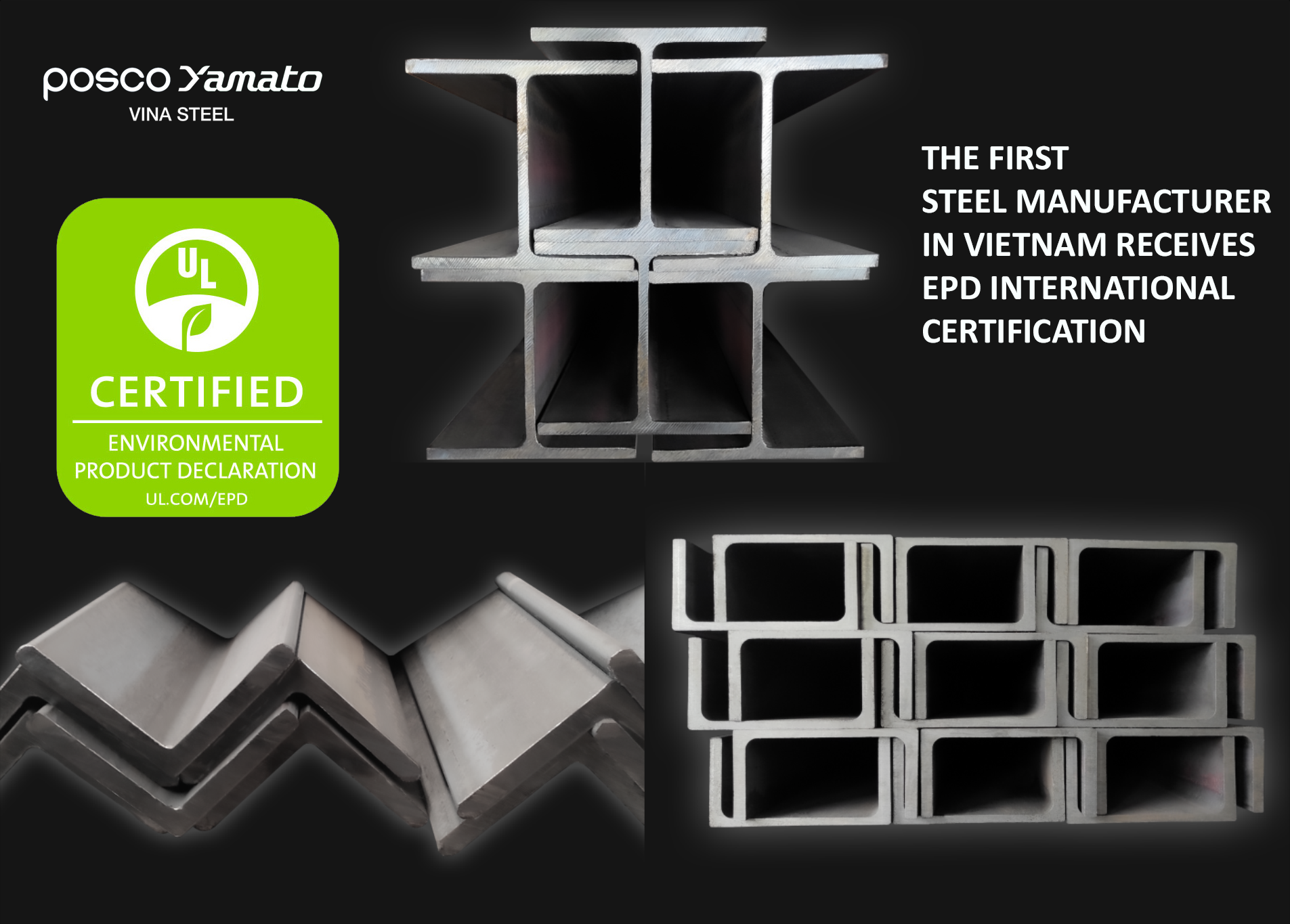 THE FIRST STEEL MANUFACTURER IN VIETNAM RECEIVES EPD INTERNATIONAL CERTIFICATION